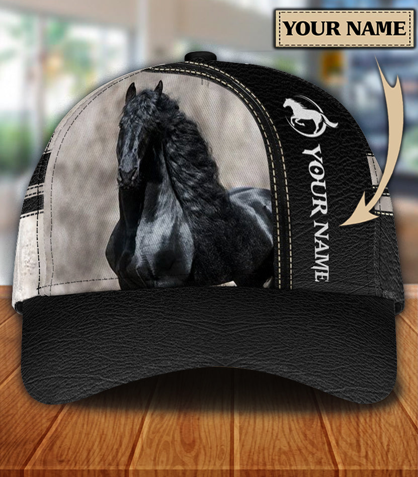 Personalized Horse Classic Cap, Personalized Gift for Horse Lovers Trucker Hats Custom Hats Gifts For Men & Women