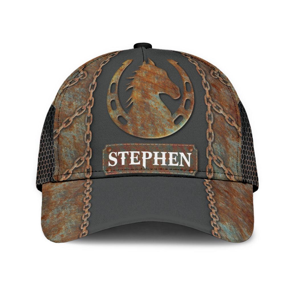 Personalized Horse Classic Cap, Personalized Gift for Horse Lovers Trucker Hats Custom Hats Gifts For Men & Women
