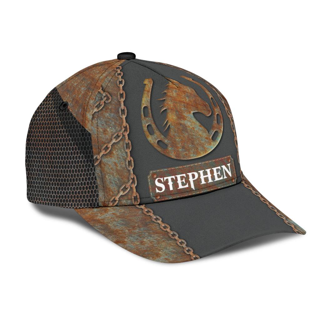Personalized Horse Classic Cap, Personalized Gift for Horse Lovers Trucker Hats Custom Hats Gifts For Men & Women