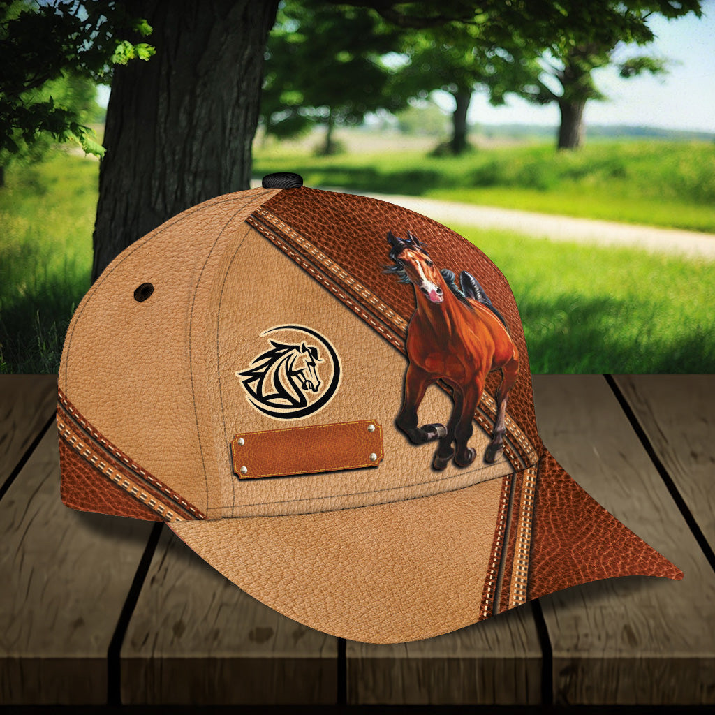 Personalized Horse Classic Cap, Personalized Gift for Horse Lovers Trucker Hats Custom Hats Gifts For Men & Women