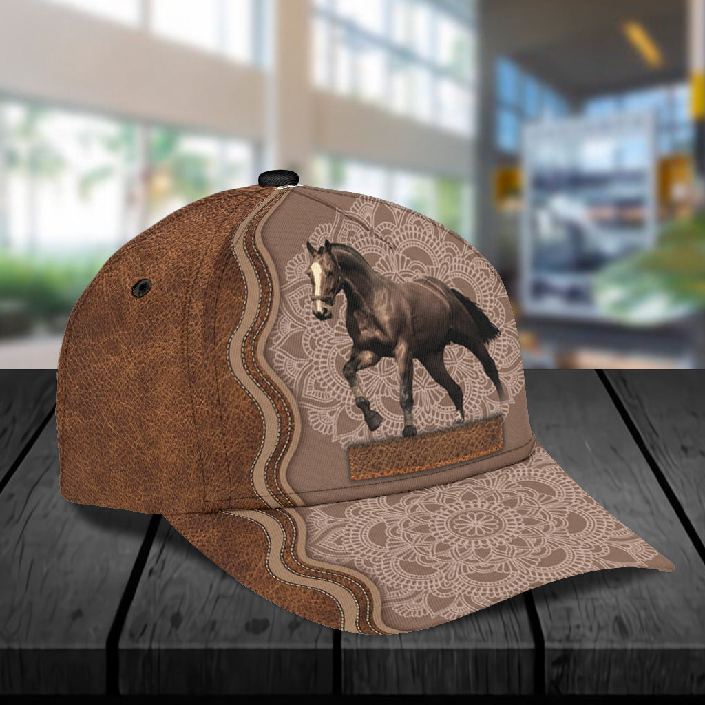 Personalized Horse Classic Cap, Personalized Gift for Horse Lovers Trucker Hats Custom Hats Gifts For Men & Women