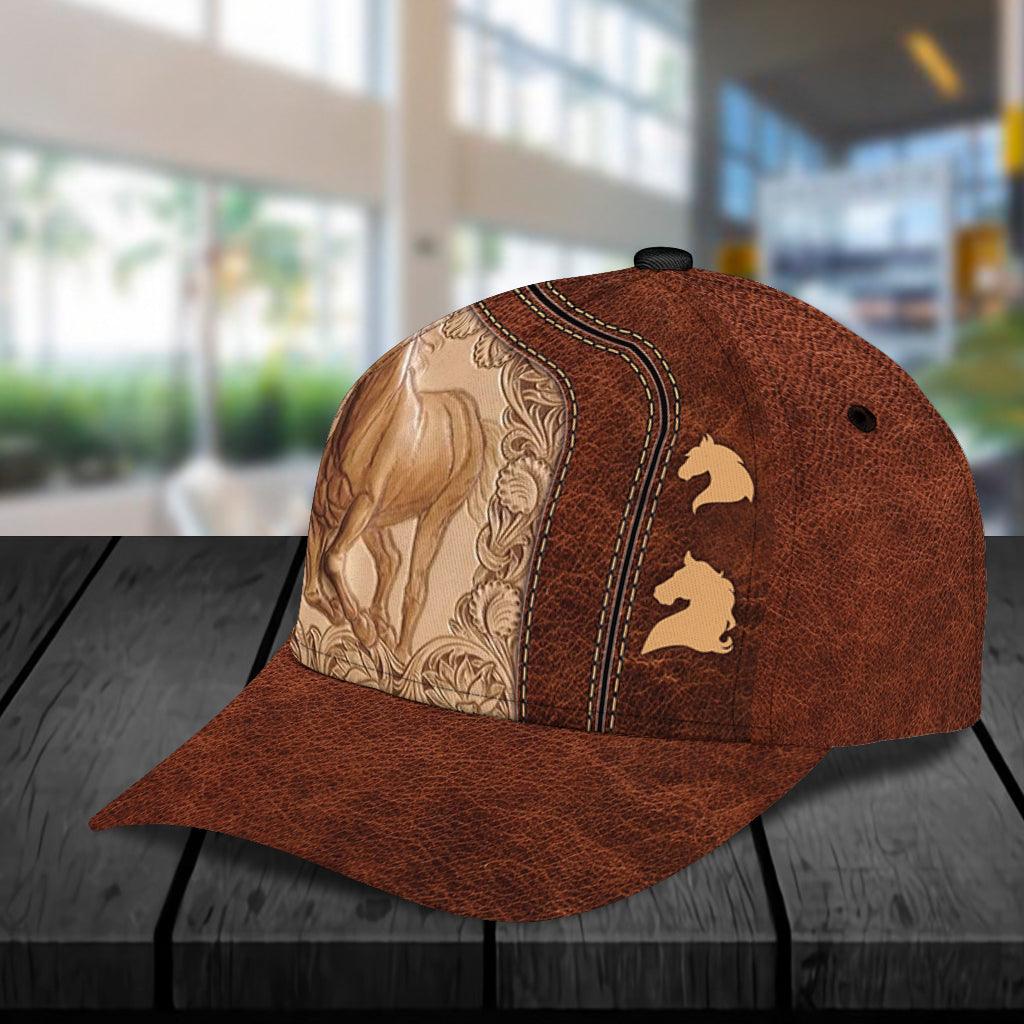 Personalized Horse Classic Cap, Personalized Gift for Horse Lovers Trucker Hats Custom Hats Gifts For Men & Women