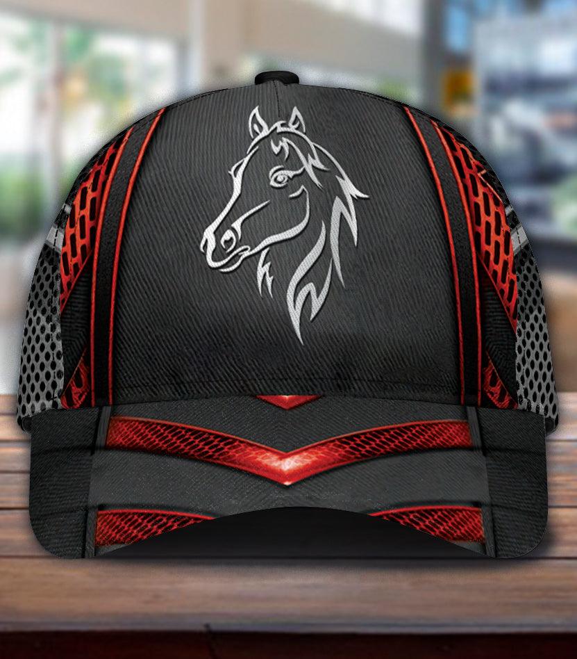 Personalized Horse Classic Cap, Personalized Gift for Horse Lovers Trucker Hats Custom Hats Gifts For Men & Women
