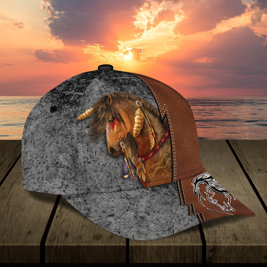 Personalized Horse Classic Cap, Personalized Gift for Horse Lovers Trucker Hats Custom Hats Gifts For Men & Women