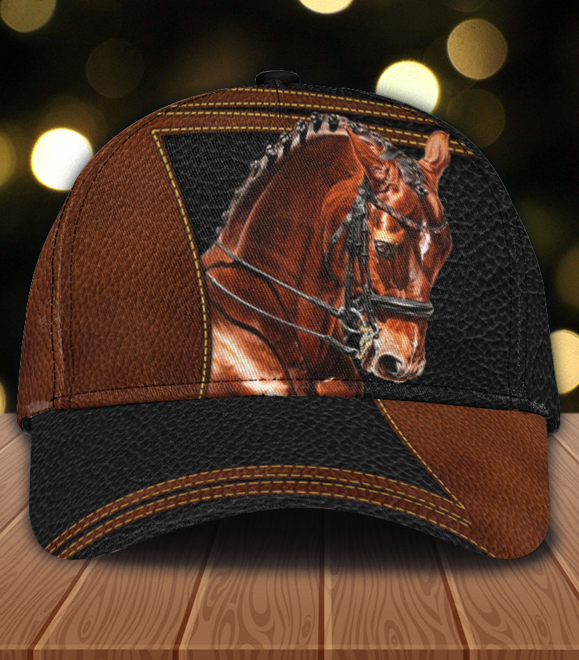 Personalized Horse Classic Cap, Personalized Gift for Horse Lovers Trucker Hats Custom Hats Gifts For Men & Women