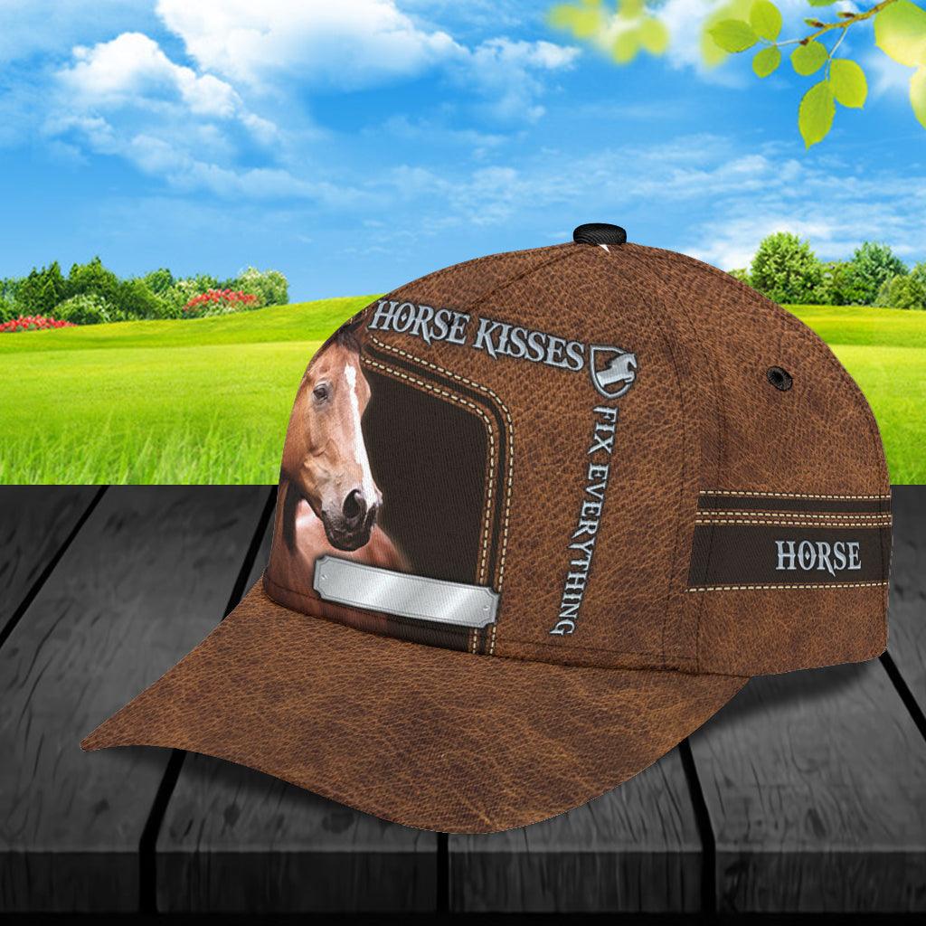 Personalized Horse Classic Cap, Personalized Gift for Horse Lovers Trucker Hats Custom Hats Gifts For Men & Women