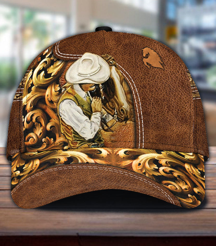 Personalized Horse Classic Cap, Personalized Gift for Horse Lovers Trucker Hats Custom Hats Gifts For Men & Women