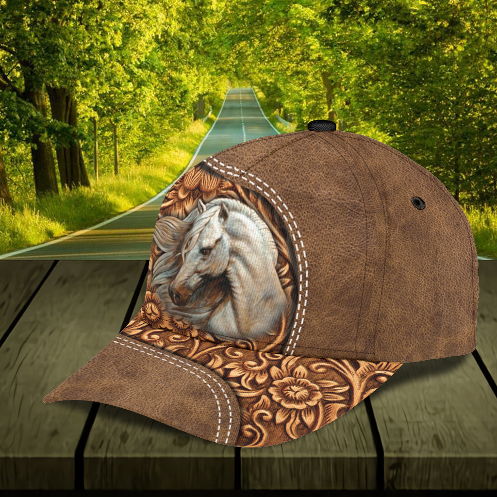 Personalized Horse Classic Cap, Personalized Gift for Horse Lovers Trucker Hats Custom Hats Gifts For Men & Women