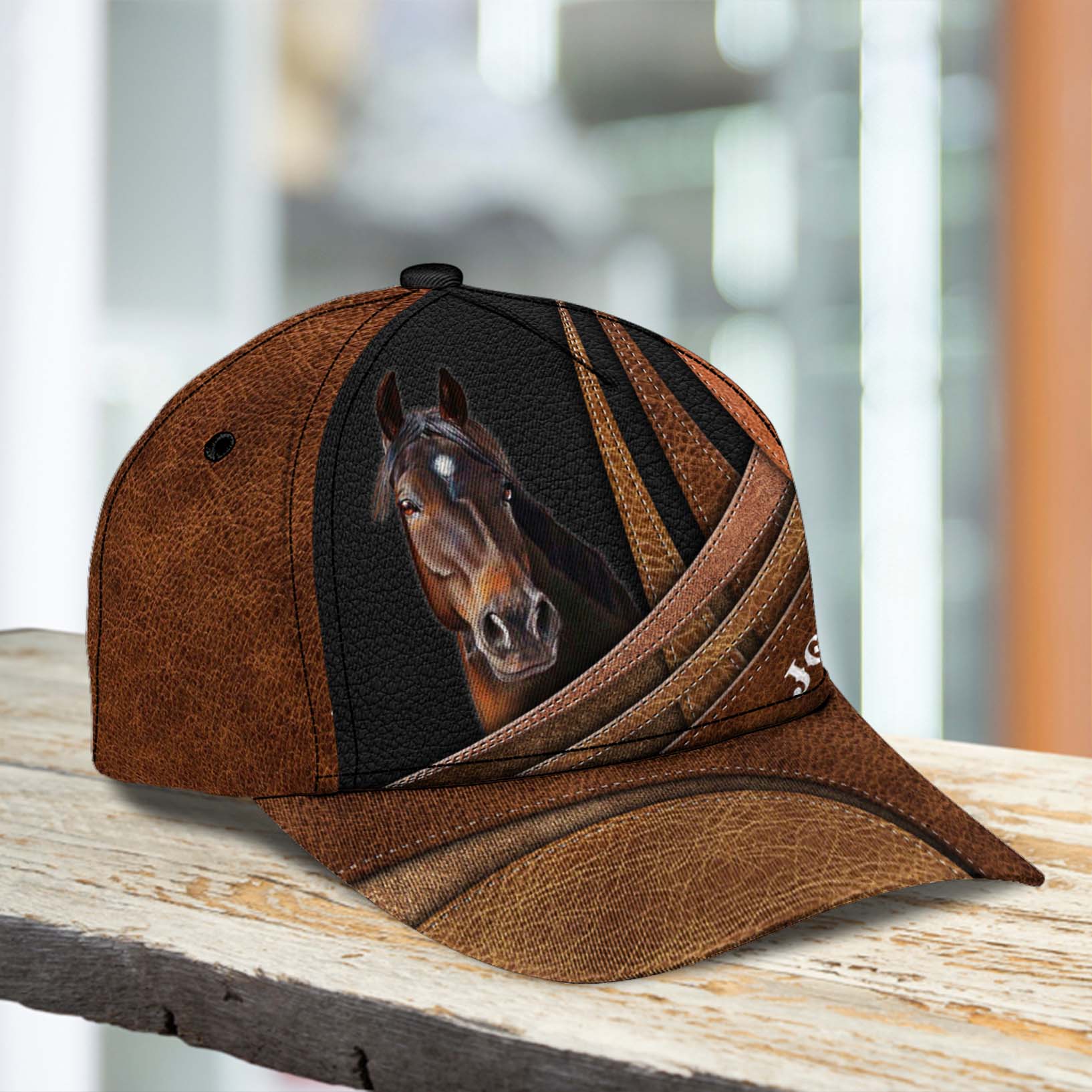 Personalized Horse Classic Cap, Personalized Gift for Horse Lovers Trucker Hats Custom Hats Gifts For Men & Women