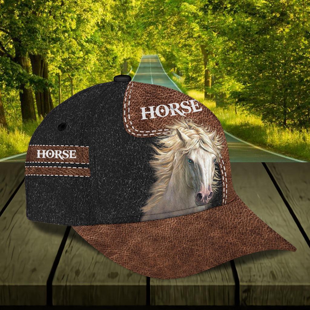 Personalized Horse Classic Cap, Personalized Gift for Horse Lovers Trucker Hats Custom Hats Gifts For Men & Women