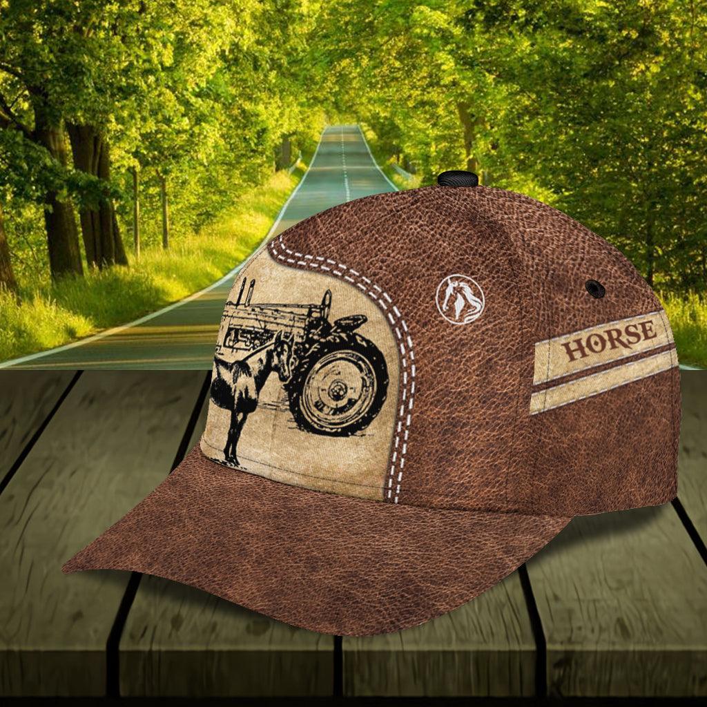 Personalized Horse Classic Cap, Personalized Gift for Horse Lovers Trucker Hats Custom Hats Gifts For Men & Women