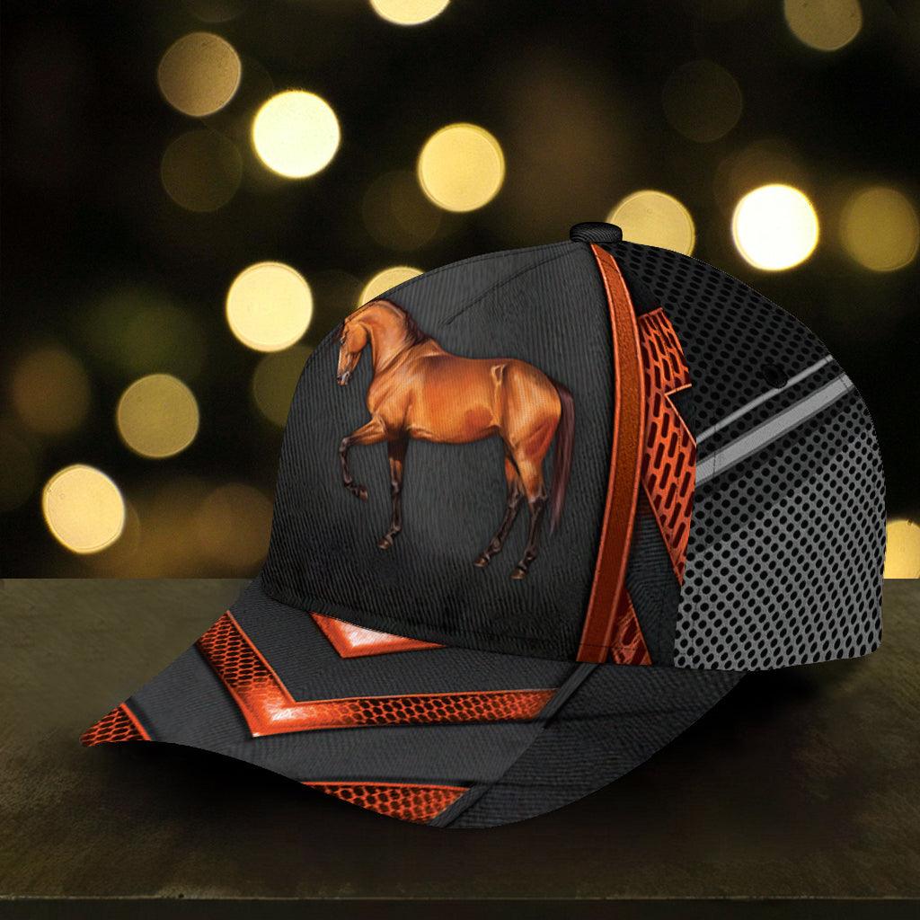 Personalized Horse Classic Cap, Personalized Gift for Horse Lovers Trucker Hats Custom Hats Gifts For Men & Women