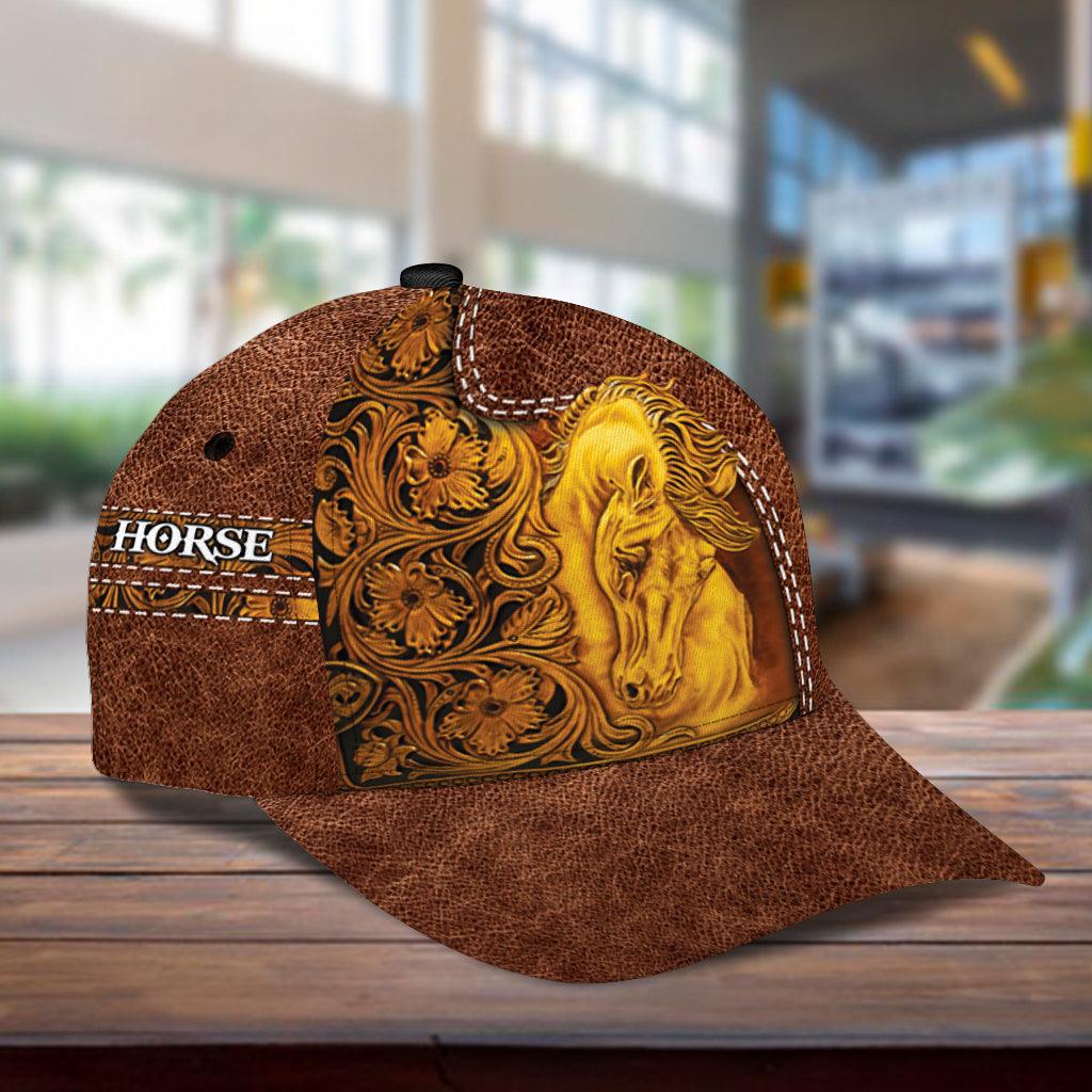 Personalized Horse Classic Cap, Personalized Gift for Horse Lovers Trucker Hats Custom Hats Gifts For Men & Women