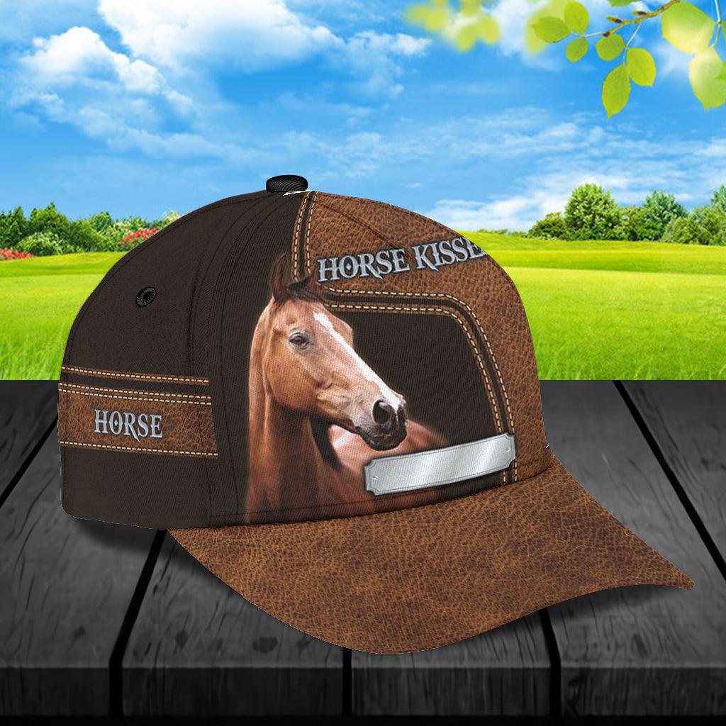 Personalized Horse Classic Cap, Personalized Gift for Horse Lovers Trucker Hats Custom Hats Gifts For Men & Women