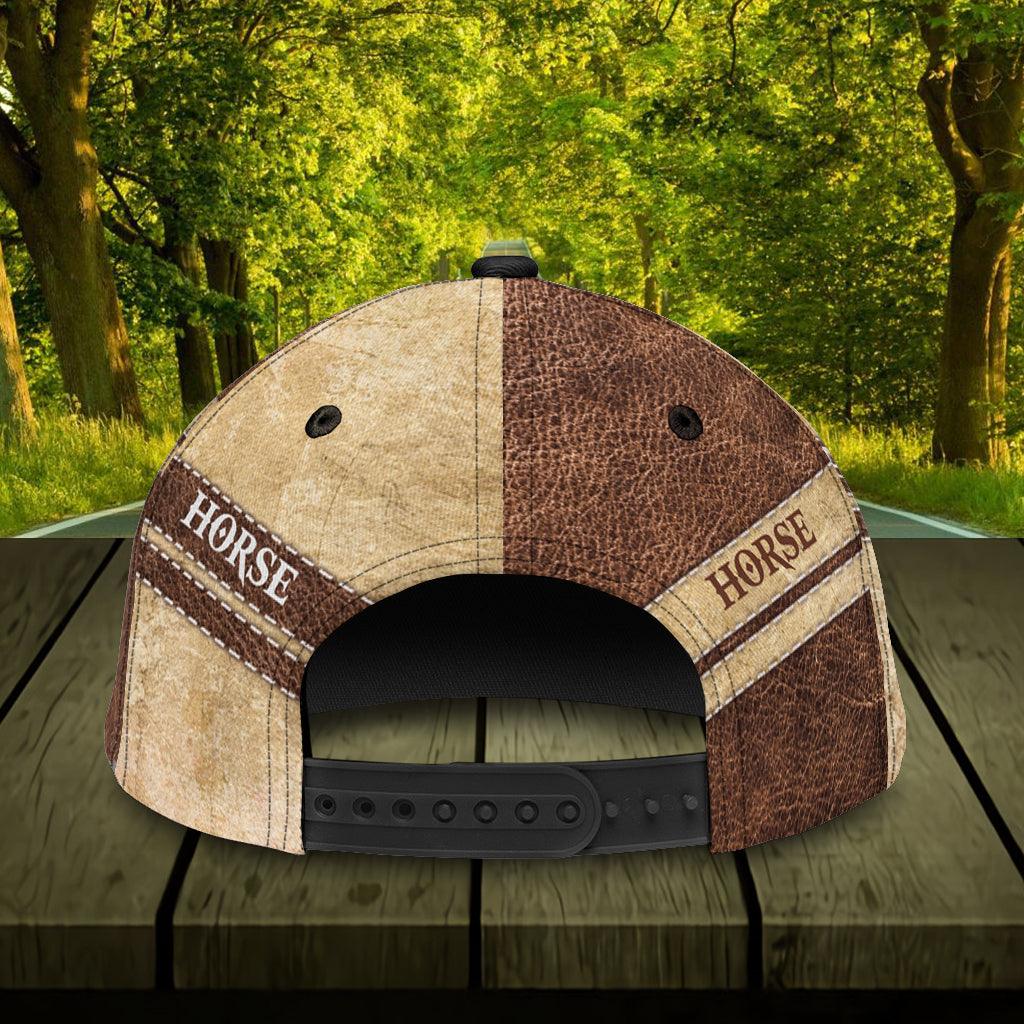Personalized Horse Classic Cap, Personalized Gift for Horse Lovers Trucker Hats Custom Hats Gifts For Men & Women