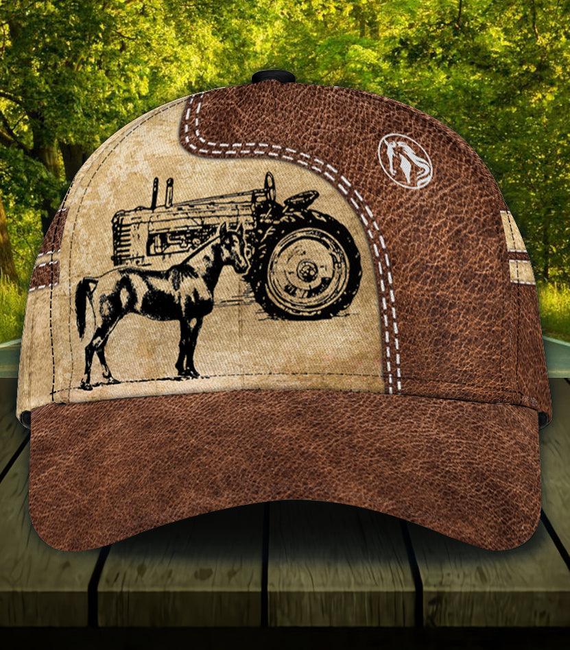 Personalized Horse Classic Cap, Personalized Gift for Horse Lovers Trucker Hats Custom Hats Gifts For Men & Women
