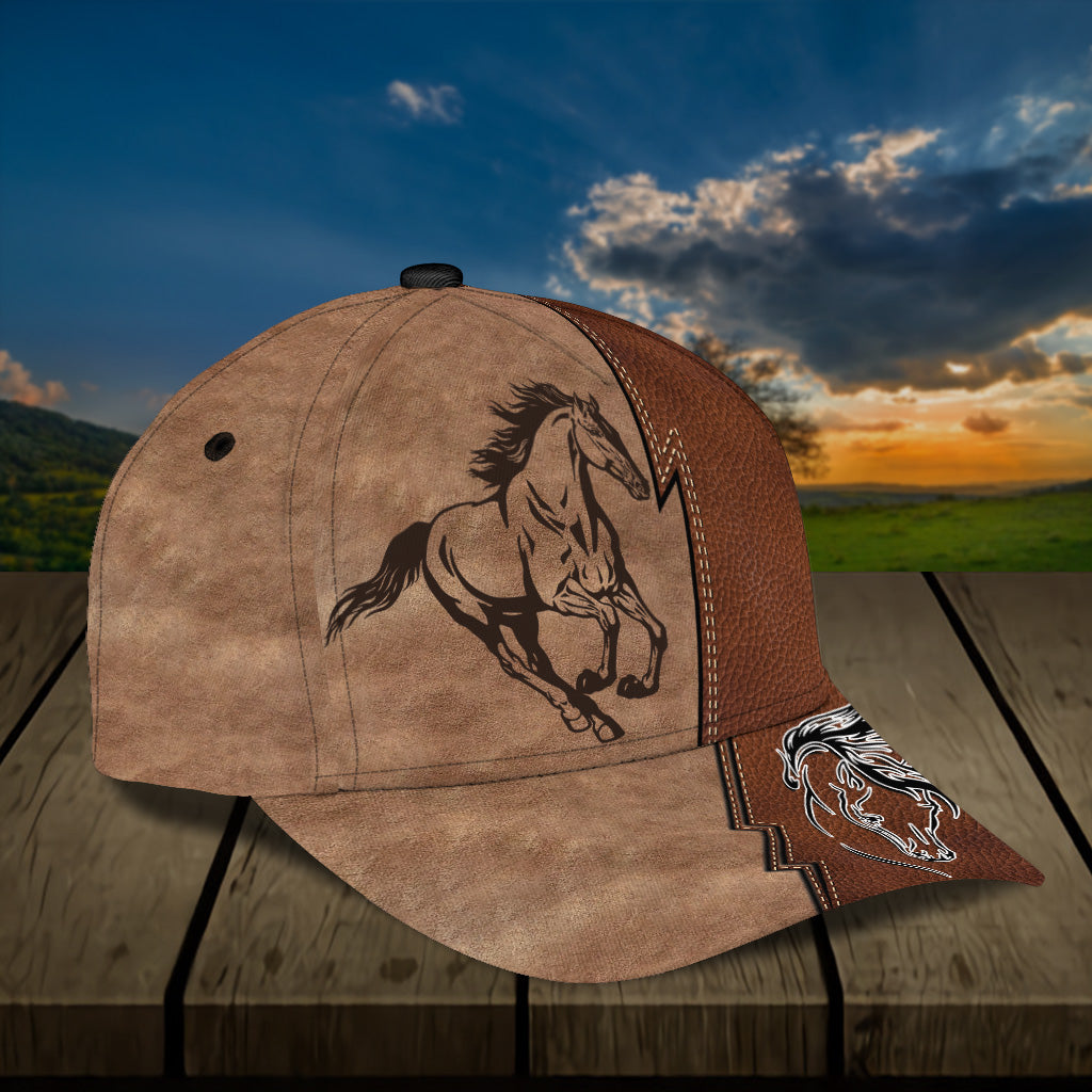 Personalized Horse Classic Cap, Personalized Gift for Horse Lovers Trucker Hats Custom Hats Gifts For Men & Women