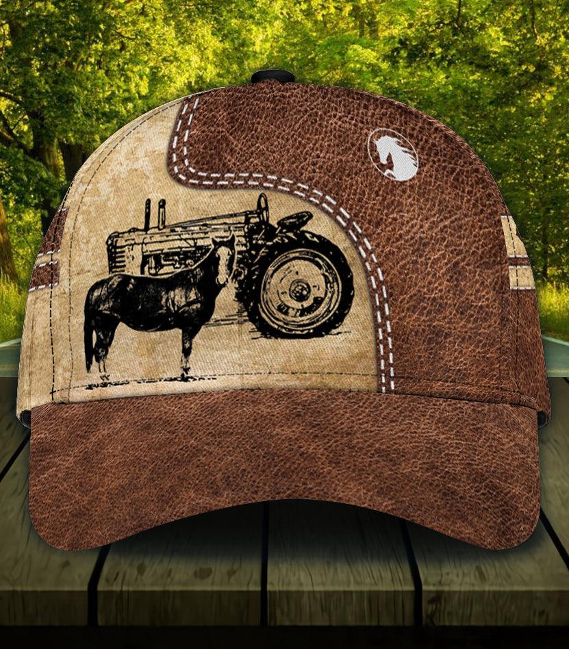 Personalized Horse Classic Cap, Personalized Gift for Horse Lovers Trucker Hats Custom Hats Gifts For Men & Women