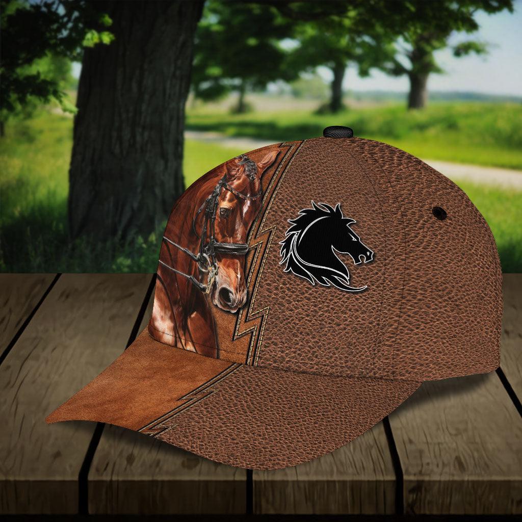 Personalized Horse Classic Cap, Personalized Gift for Horse Lovers Trucker Hats Custom Hats Gifts For Men & Women