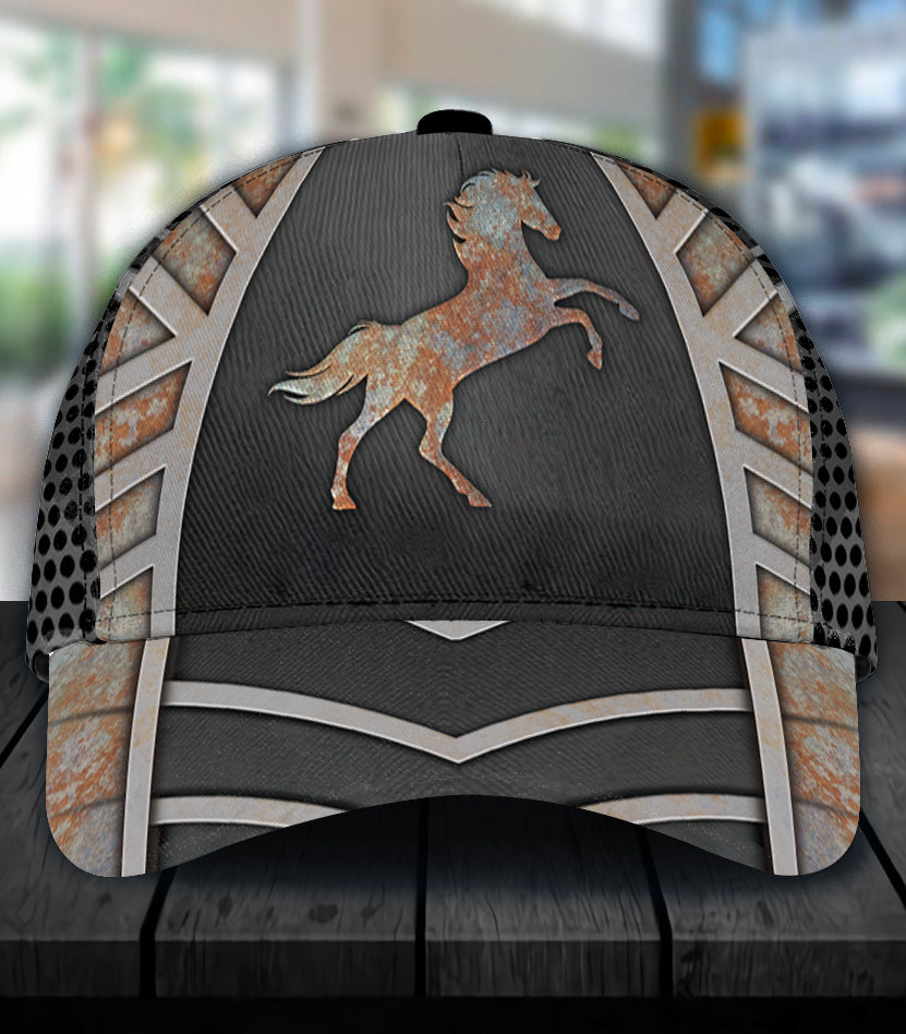 Personalized Horse Classic Cap, Personalized Gift for Horse Lovers Trucker Hats Custom Hats Gifts For Men & Women