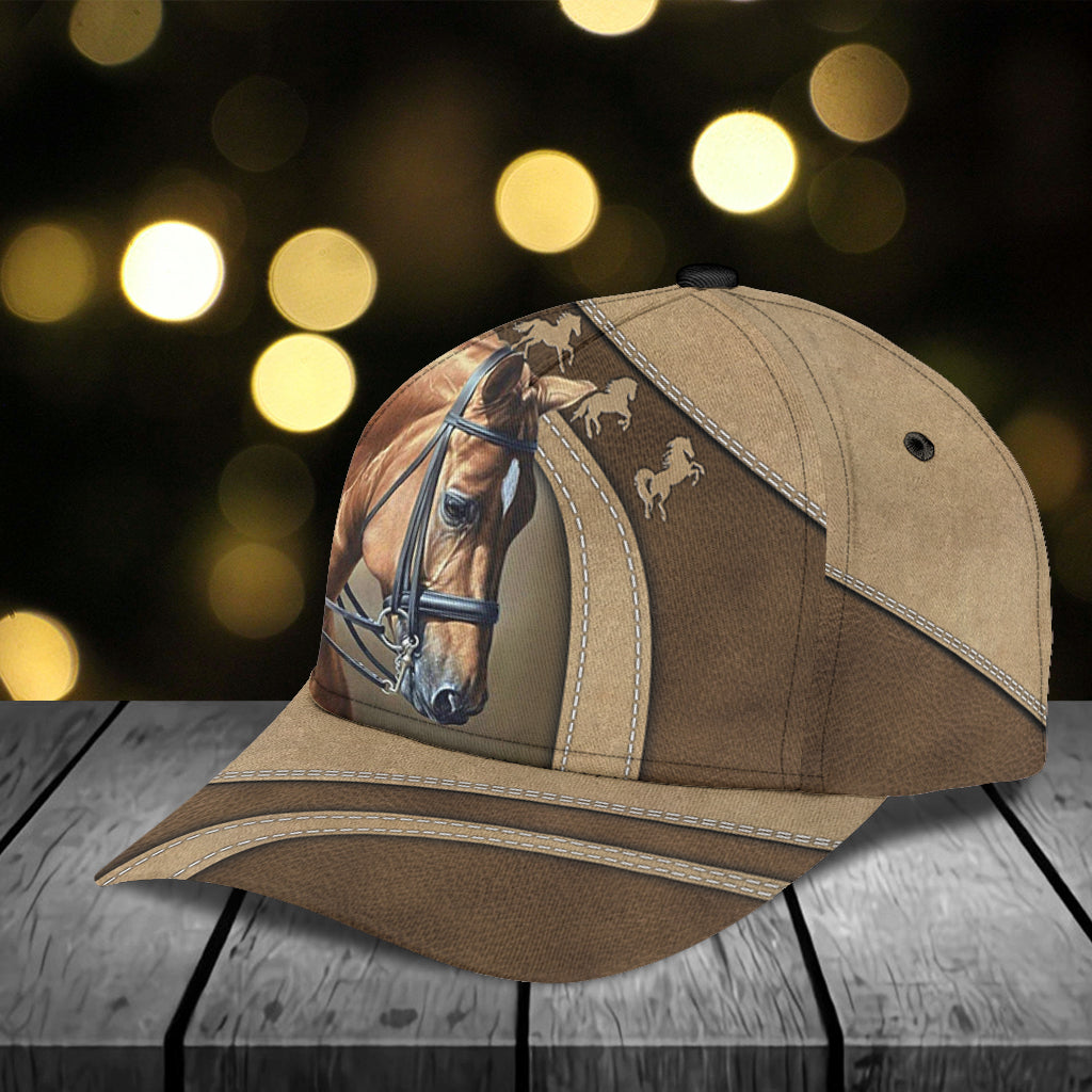 Personalized Horse Classic Cap, Personalized Gift for Horse Lovers Trucker Hats Custom Hats Gifts For Men & Women