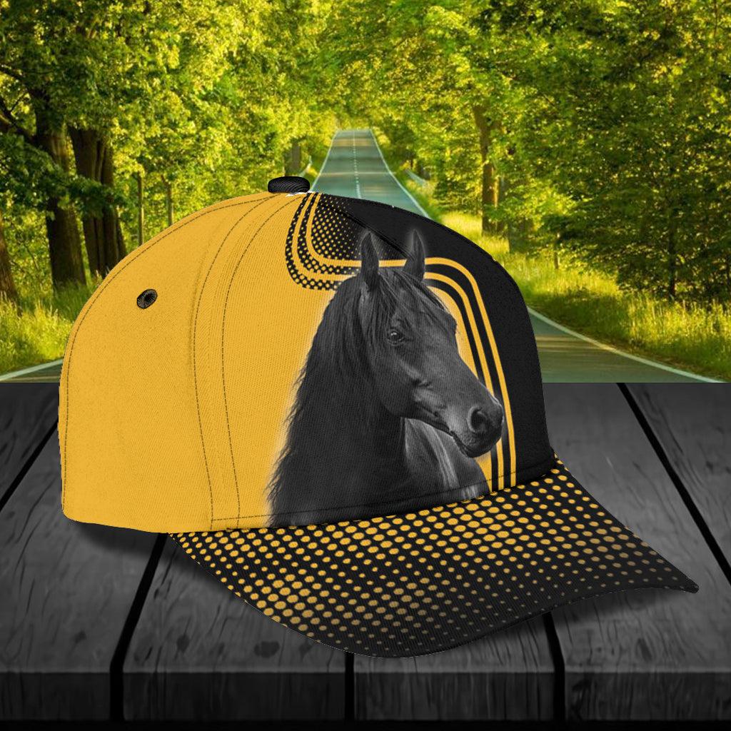 Personalized Horse Classic Cap, Personalized Gift for Horse Lovers Trucker Hats Custom Hats Gifts For Men & Women