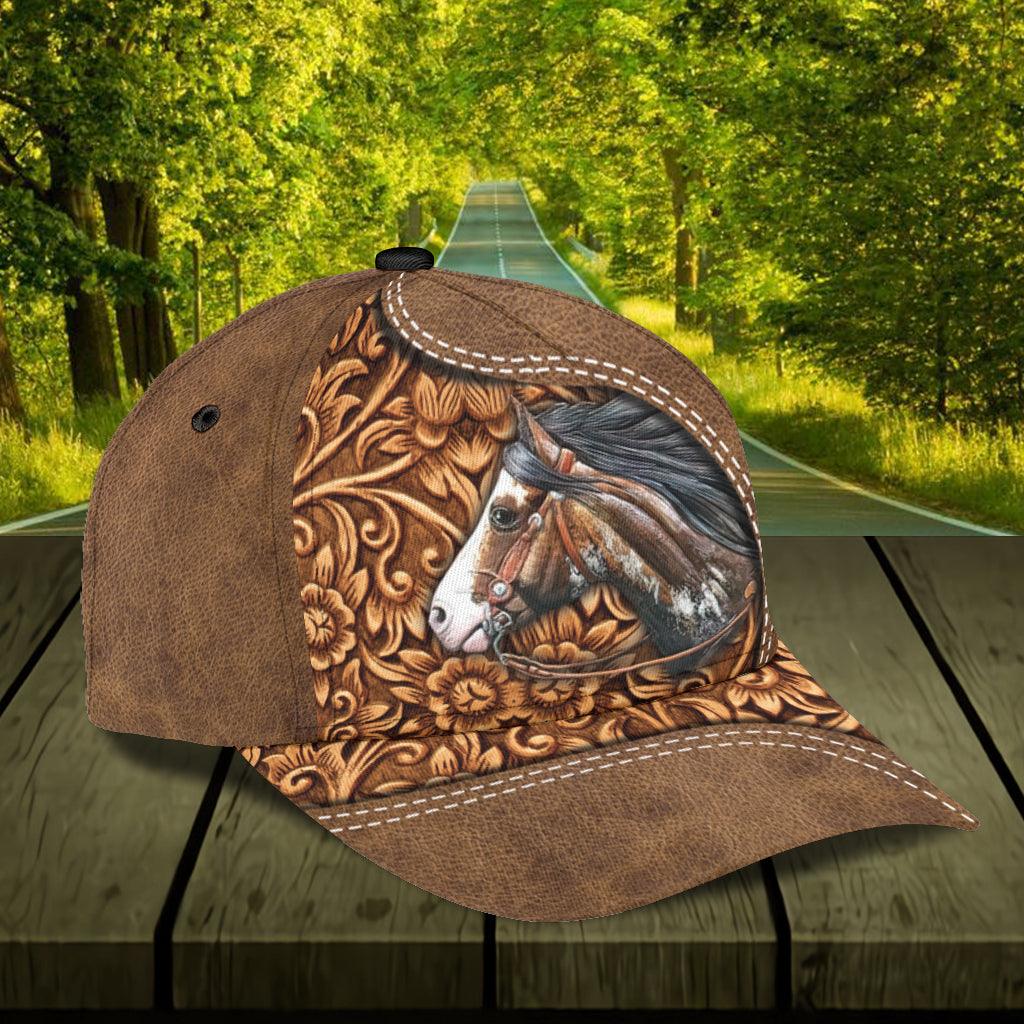 Personalized Horse Classic Cap, Personalized Gift for Horse Lovers Trucker Hats Custom Hats Gifts For Men & Women
