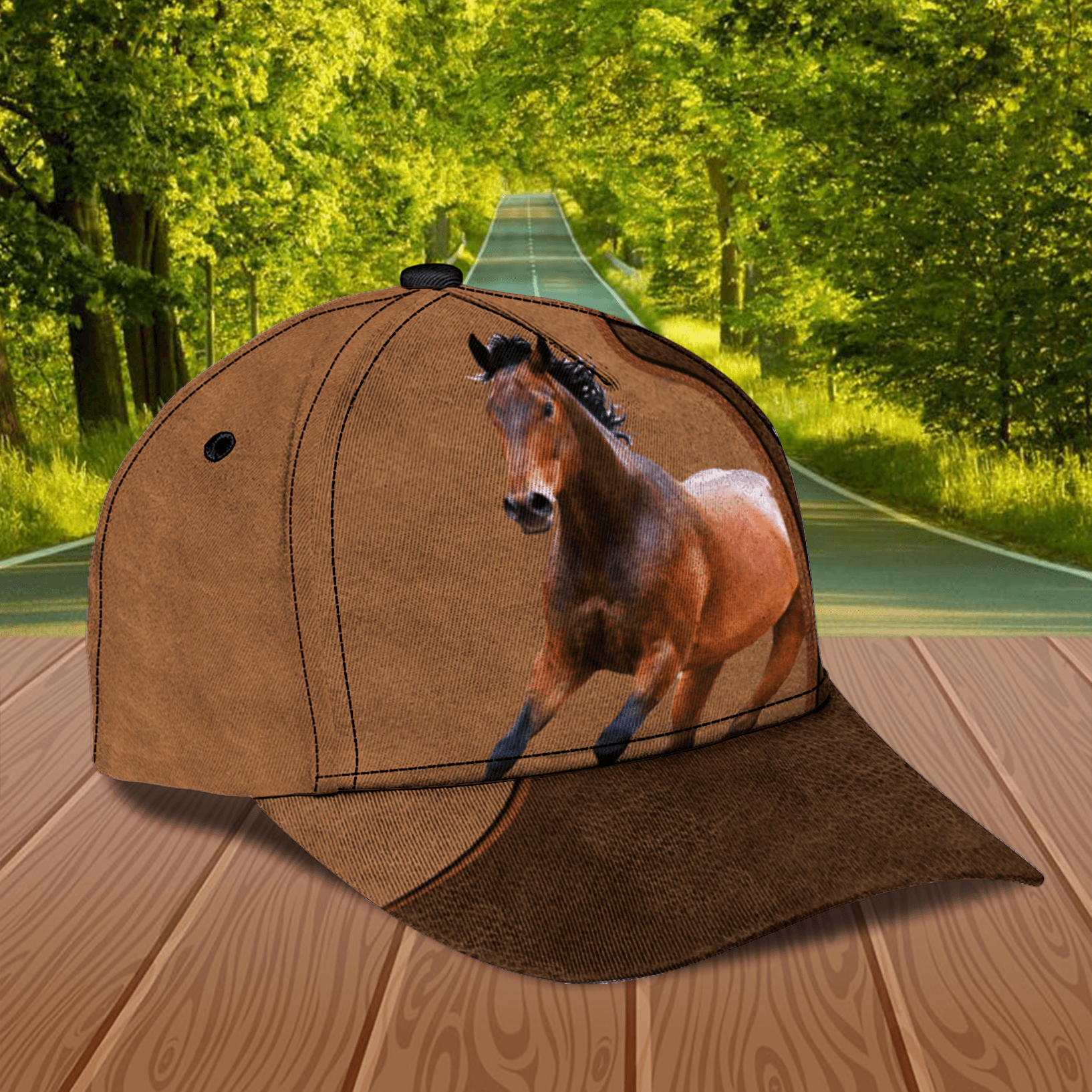 Personalized Horse Classic Cap, Personalized Gift for Horse Lovers Trucker Hats Custom Hats Gifts For Men & Women