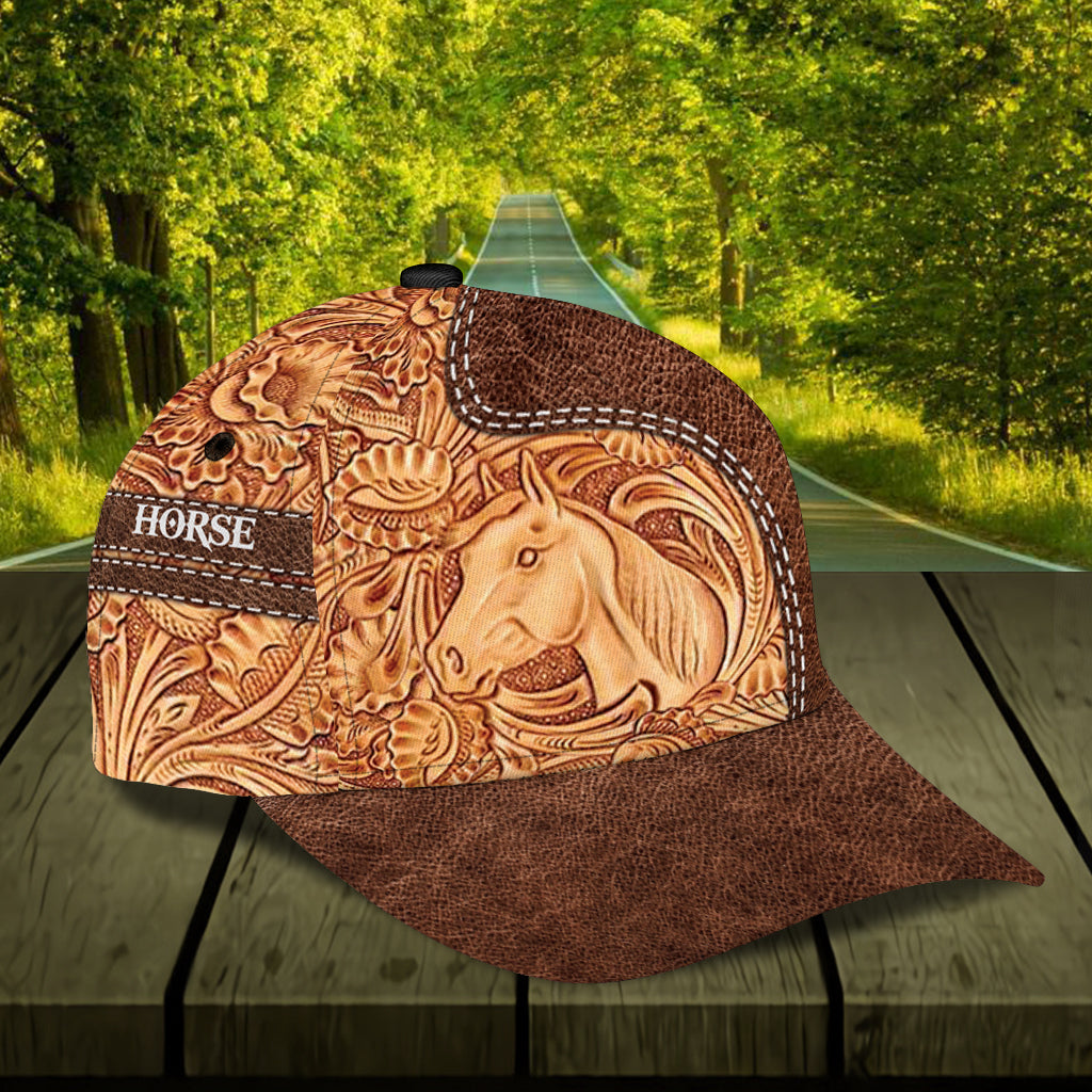 Personalized Horse Classic Cap, Personalized Gift for Horse Lovers Trucker Hats Custom Hats Gifts For Men & Women