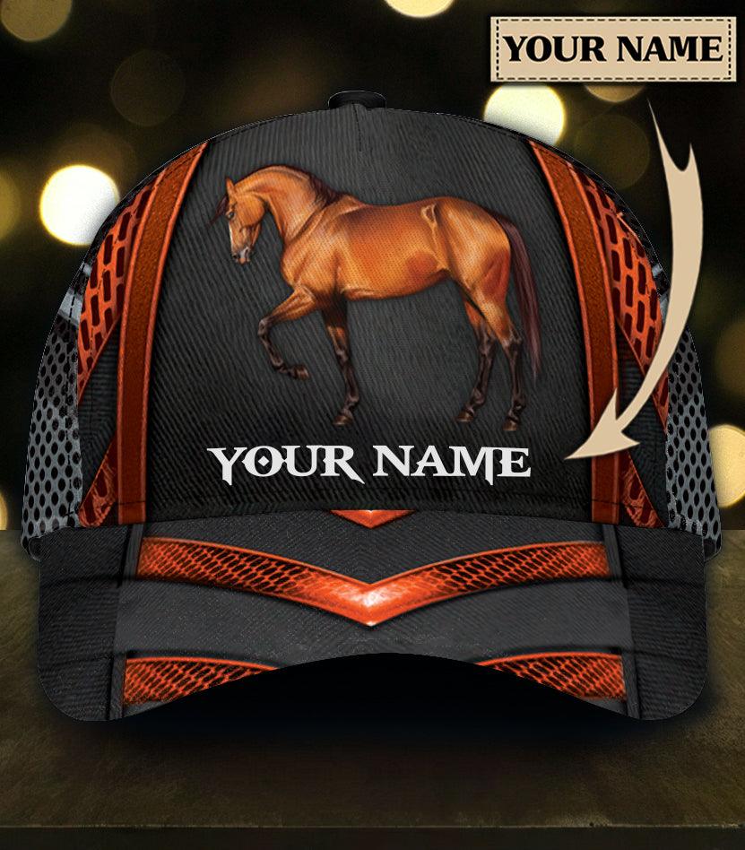 Personalized Horse Classic Cap, Personalized Gift for Horse Lovers Trucker Hats Custom Hats Gifts For Men & Women