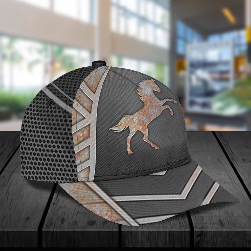 Personalized Horse Classic Cap, Personalized Gift for Horse Lovers Trucker Hats Custom Hats Gifts For Men & Women