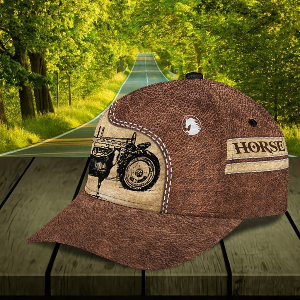 Personalized Horse Classic Cap, Personalized Gift for Horse Lovers Trucker Hats Custom Hats Gifts For Men & Women