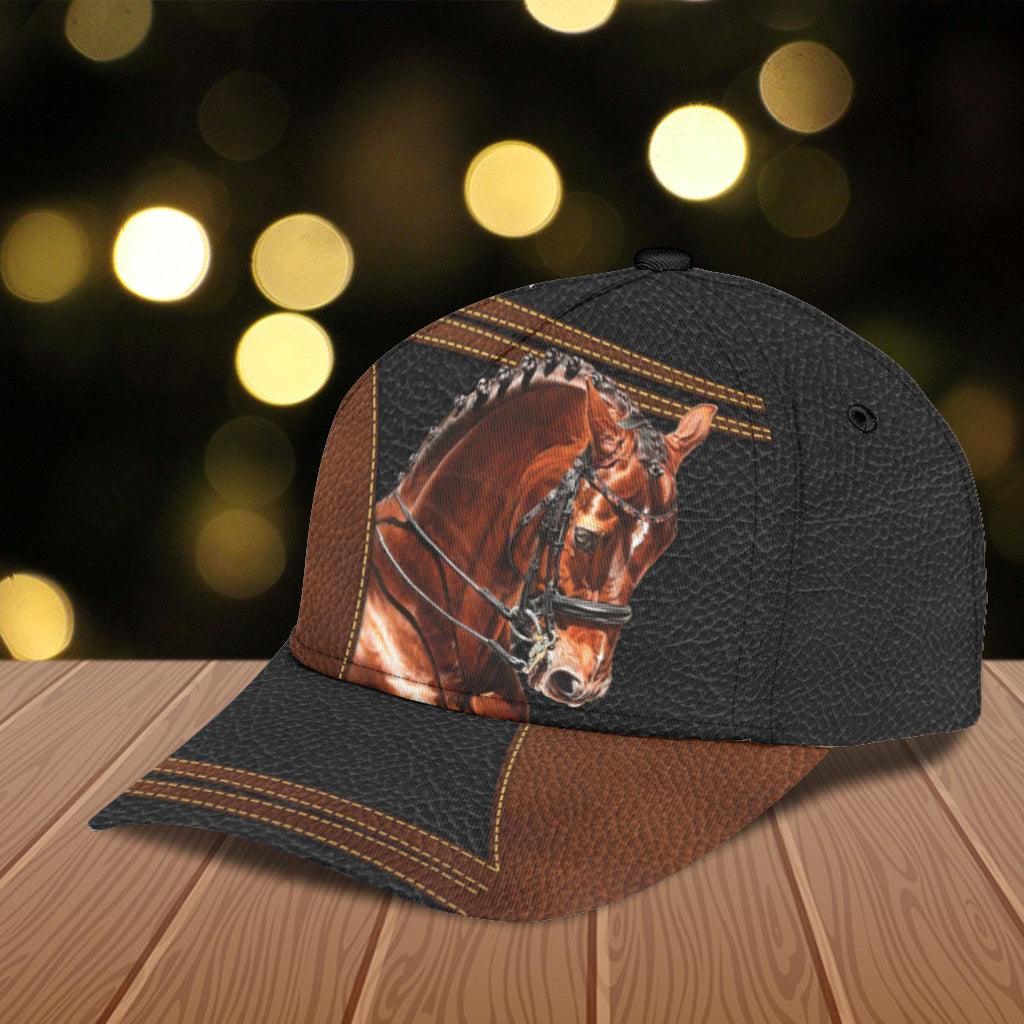 Personalized Horse Classic Cap, Personalized Gift for Horse Lovers Trucker Hats Custom Hats Gifts For Men & Women