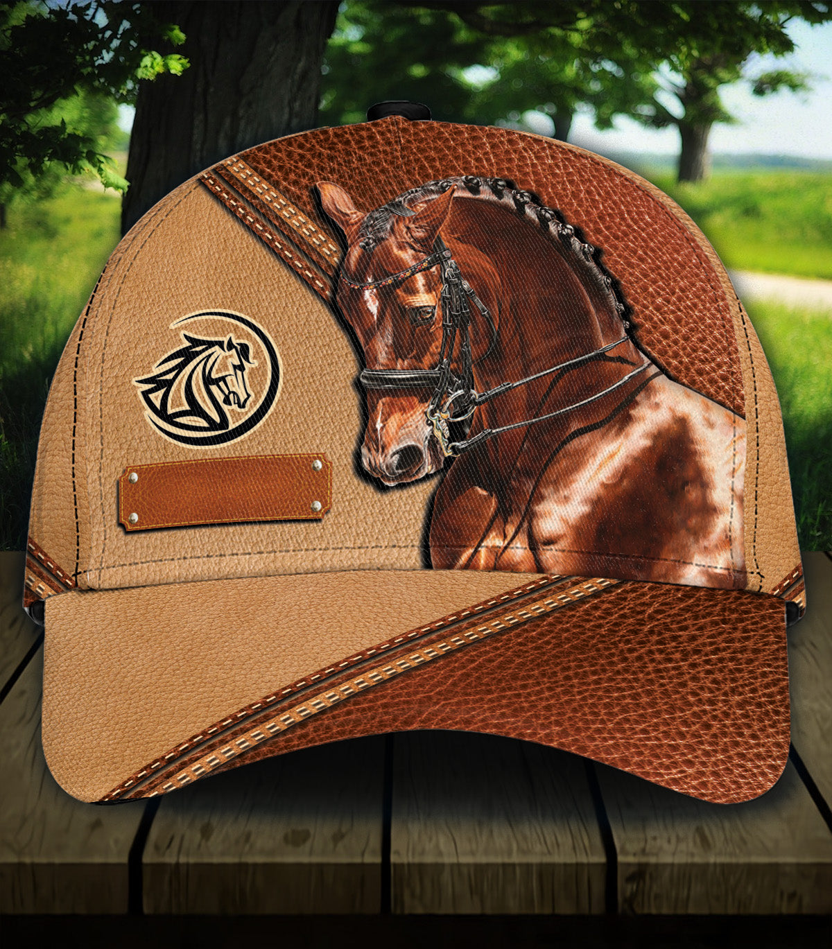 Personalized Horse Classic Cap, Personalized Gift for Horse Lovers Trucker Hats Custom Hats Gifts For Men & Women