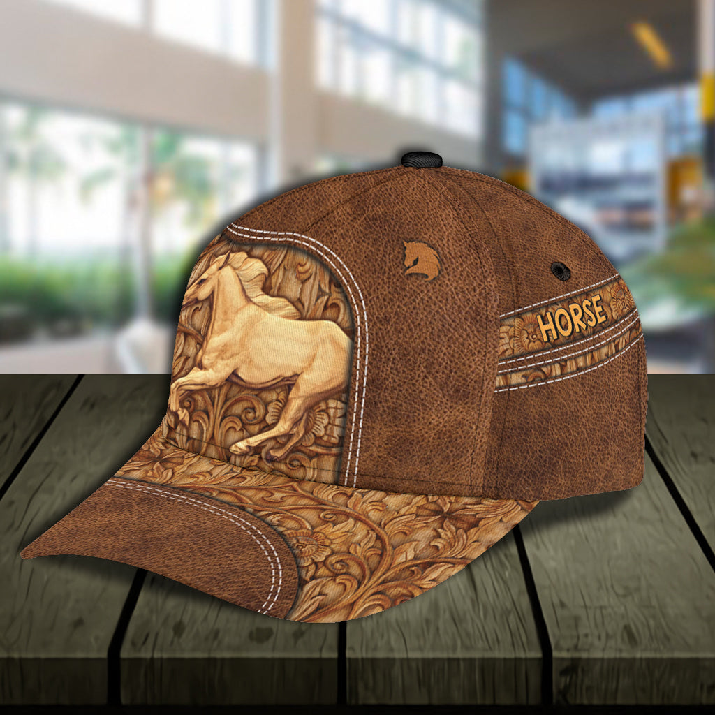 Personalized Horse Classic Cap, Personalized Gift for Horse Lovers Trucker Hats Custom Hats Gifts For Men & Women