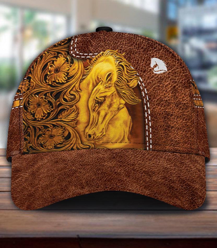 Personalized Horse Classic Cap, Personalized Gift for Horse Lovers Trucker Hats Custom Hats Gifts For Men & Women