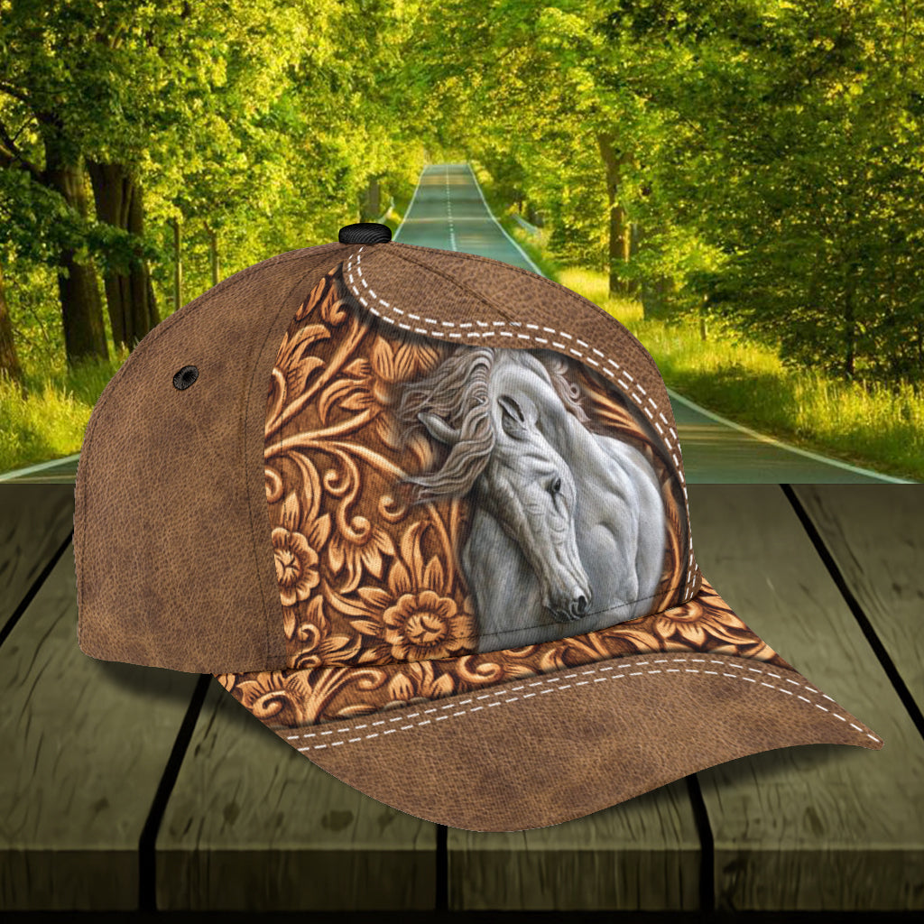 Personalized Horse Classic Cap, Personalized Gift for Horse Lovers Trucker Hats Custom Hats Gifts For Men & Women