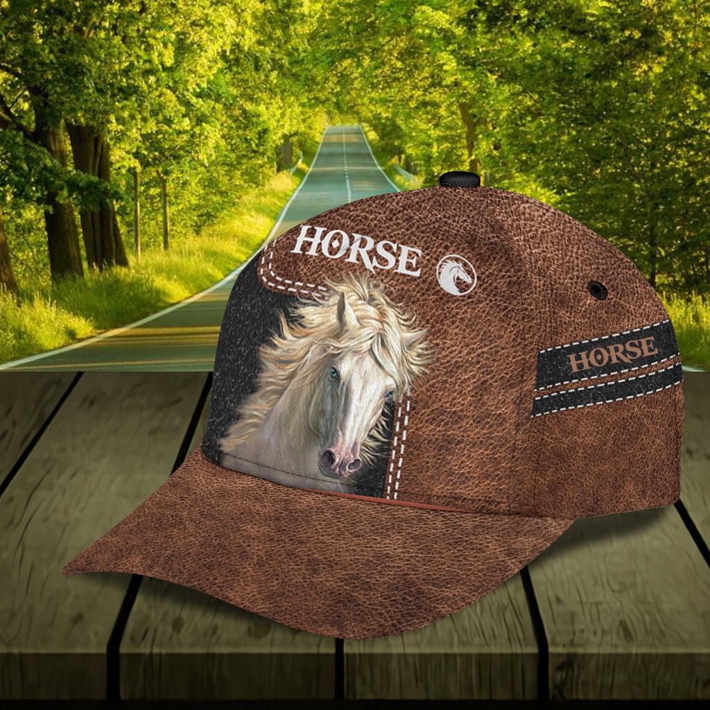 Personalized Horse Classic Cap, Personalized Gift for Horse Lovers Trucker Hats Custom Hats Gifts For Men & Women