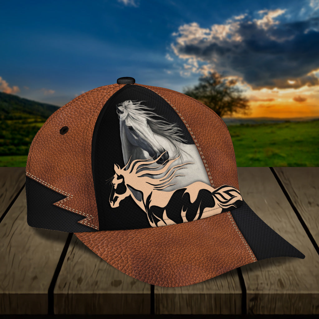Personalized Horse Classic Cap, Personalized Gift for Horse Lovers Trucker Hats Custom Hats Gifts For Men & Women