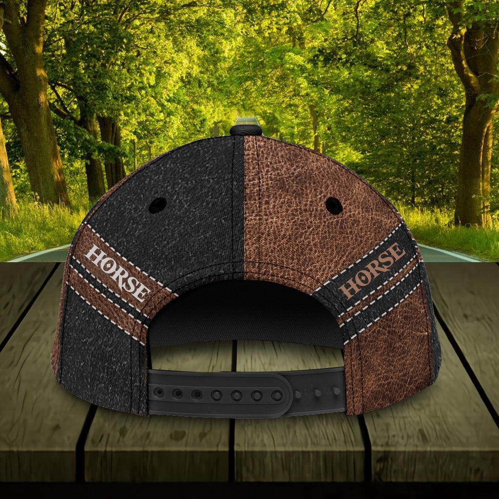Personalized Horse Classic Cap, Personalized Gift for Horse Lovers Trucker Hats Custom Hats Gifts For Men & Women