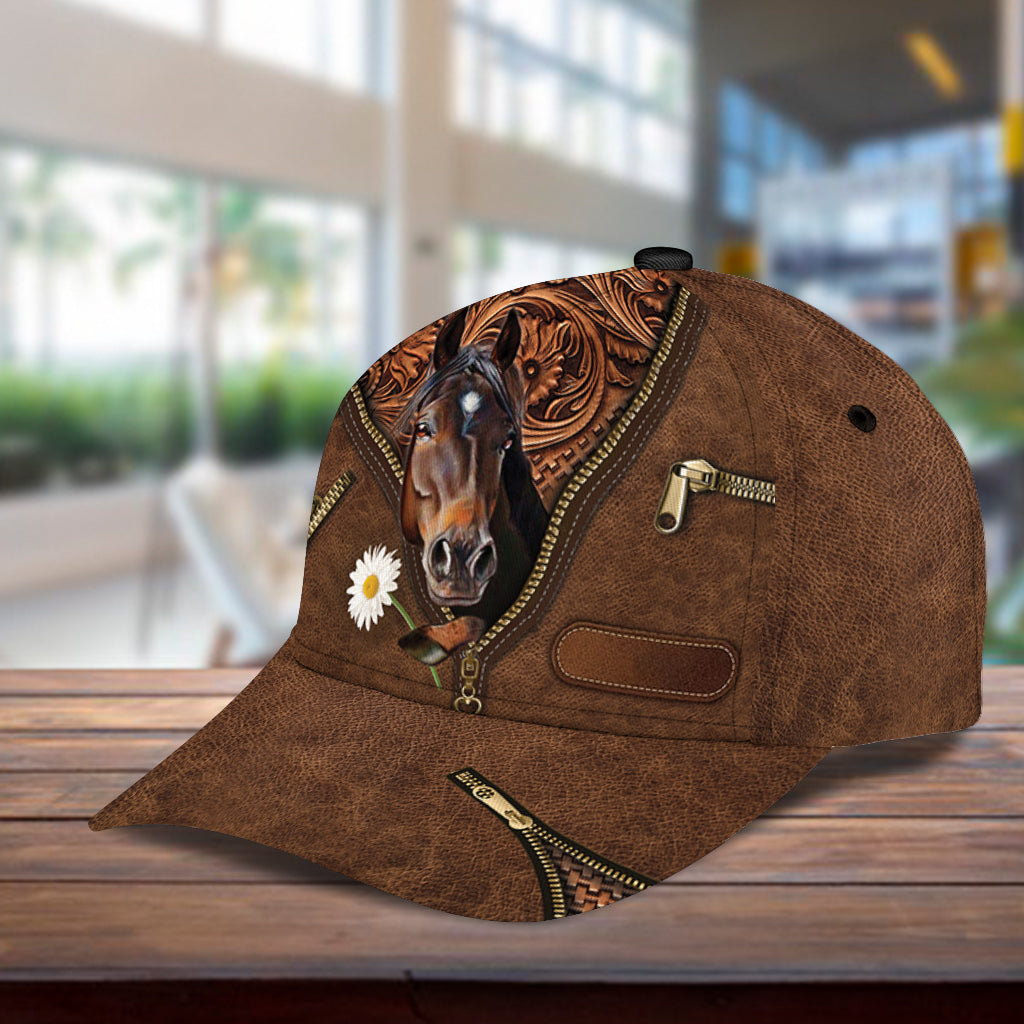 Personalized Horse Classic Cap, Personalized Gift for Horse Lovers Trucker Hats Custom Hats Gifts For Men & Women