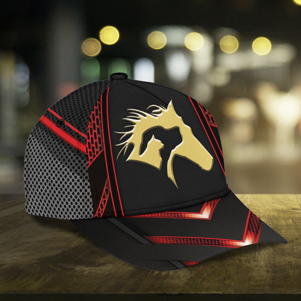 Personalized Horse Classic Cap, Personalized Gift for Horse Lovers Trucker Hats Custom Hats Gifts For Men & Women