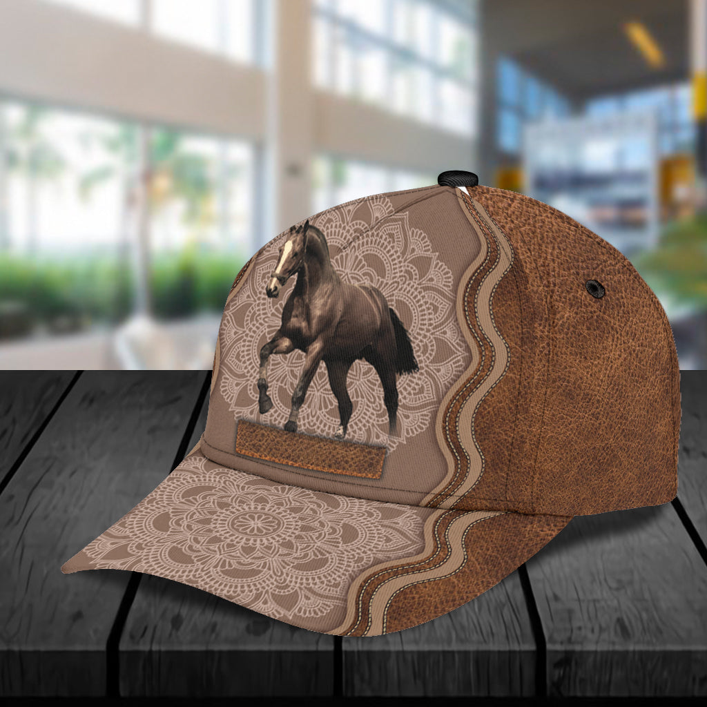 Personalized Horse Classic Cap, Personalized Gift for Horse Lovers Trucker Hats Custom Hats Gifts For Men & Women