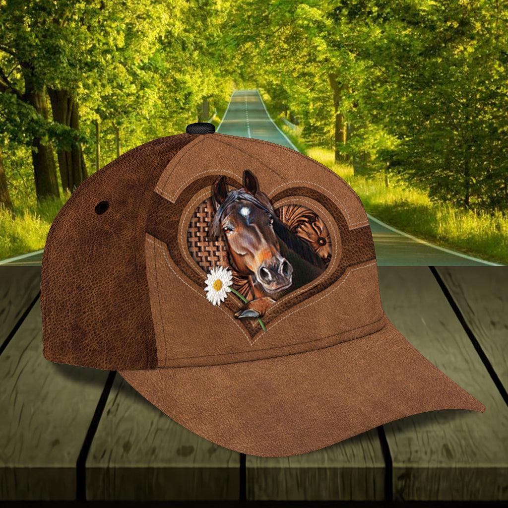 Personalized Horse Classic Cap, Personalized Gift for Horse Lovers Trucker Hats Custom Hats Gifts For Men & Women