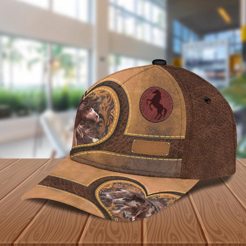 Personalized Horse Classic Cap, Personalized Gift for Horse Lovers Trucker Hats Custom Hats Gifts For Men & Women