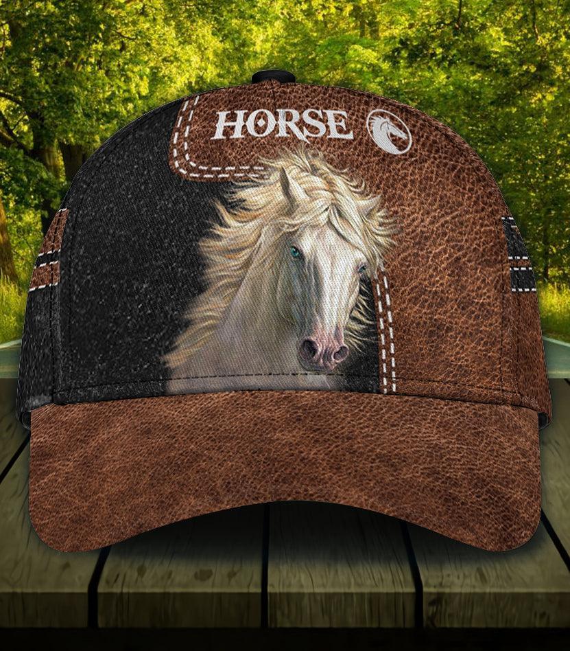Personalized Horse Classic Cap, Personalized Gift for Horse Lovers Trucker Hats Custom Hats Gifts For Men & Women