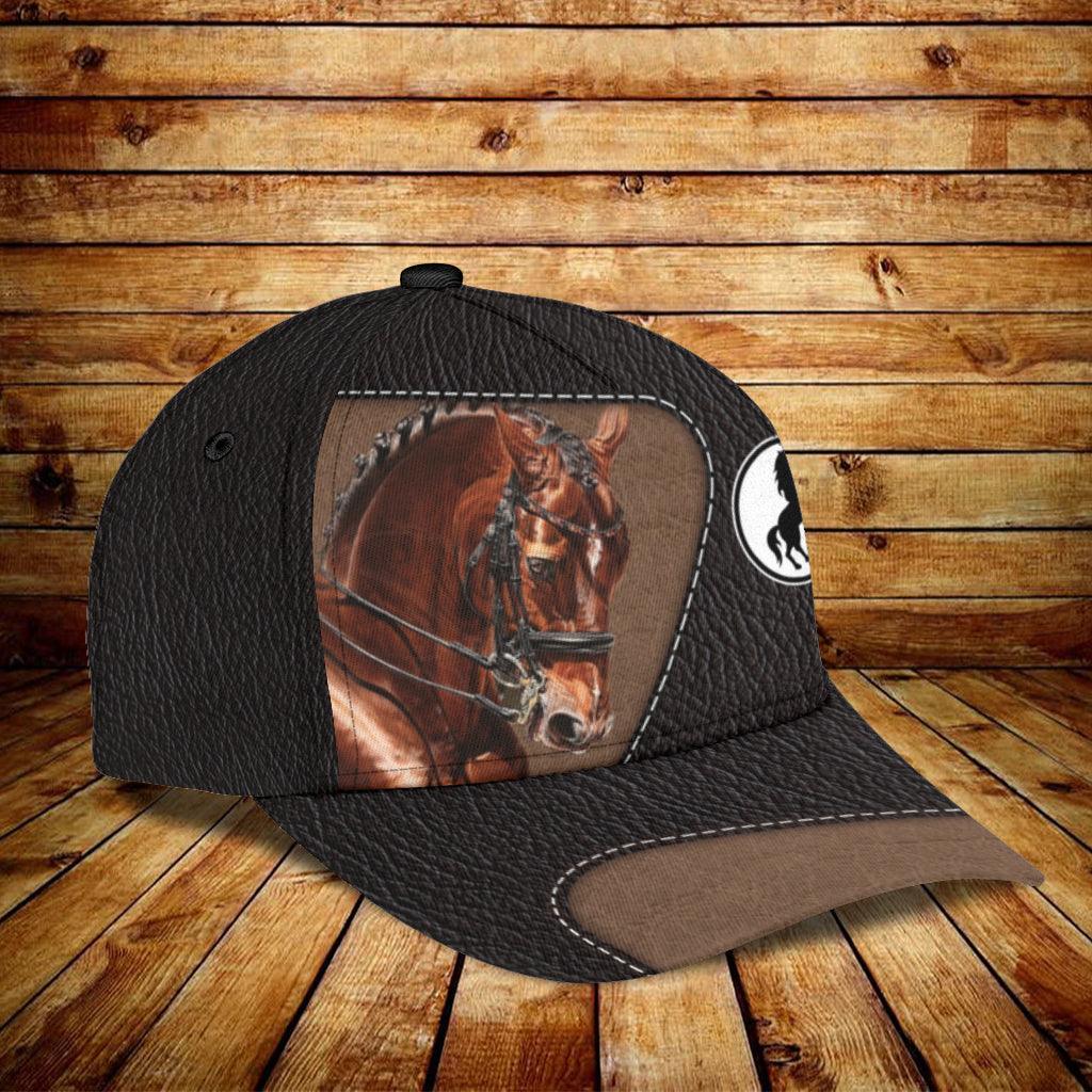 Personalized Horse Classic Cap, Personalized Gift for Horse Lovers Trucker Hats Custom Hats Gifts For Men & Women