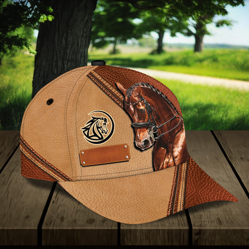 Personalized Horse Classic Cap, Personalized Gift for Horse Lovers Trucker Hats Custom Hats Gifts For Men & Women