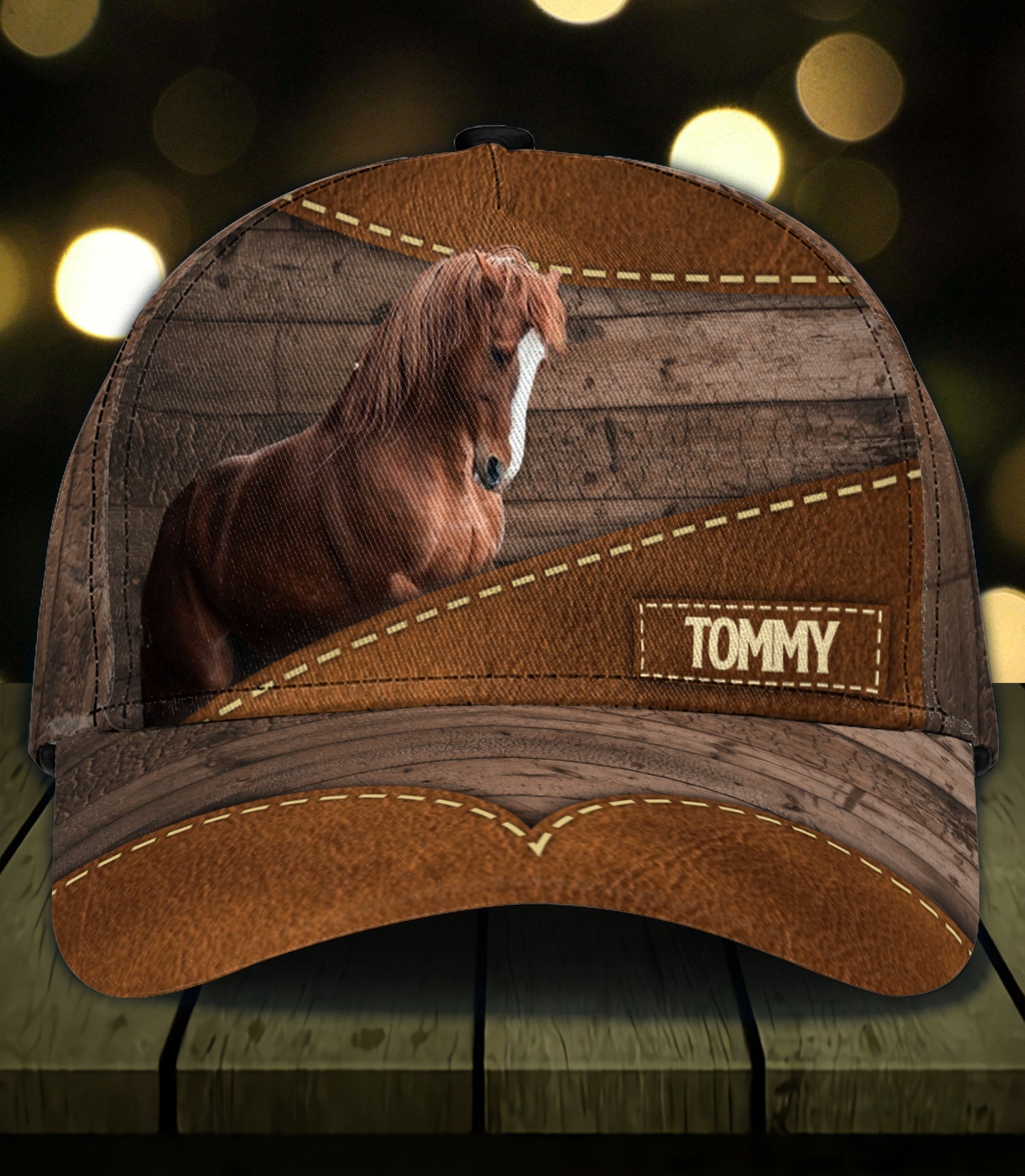 Personalized Horse Classic Cap, Personalized Gift for Horse Lovers PPF0500 Trucker Hats Custom Hats Gifts For Men & Women