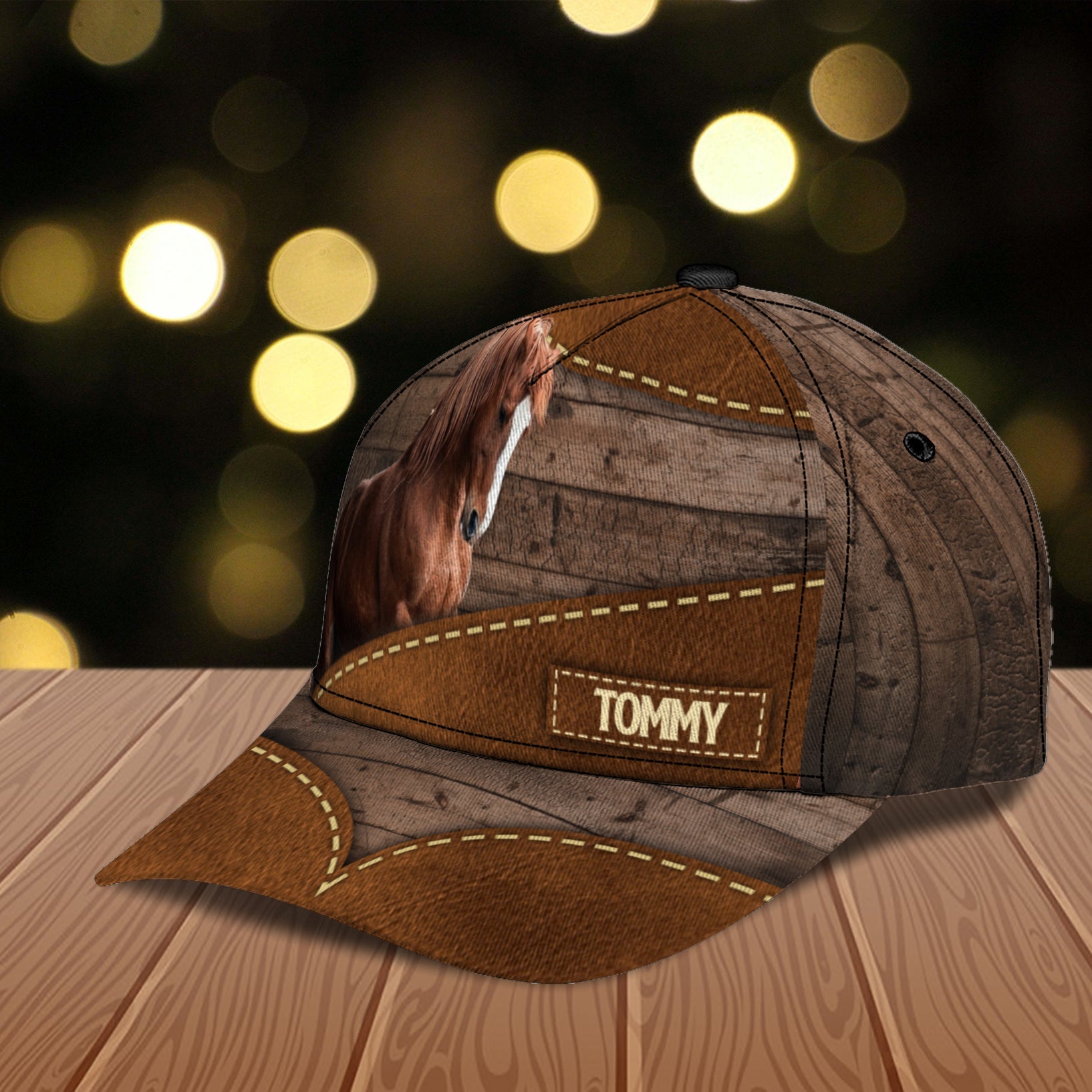 Personalized Horse Classic Cap, Personalized Gift for Horse Lovers PPF0500 Trucker Hats Custom Hats Gifts For Men & Women